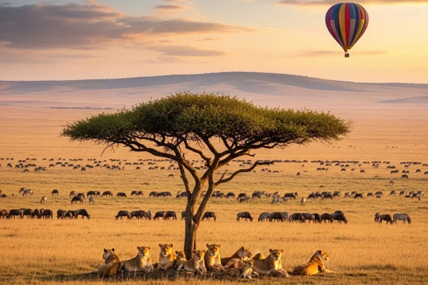 Best time to visit Kenya - Lions in Maasai Mara safari with Boon Game Safaris